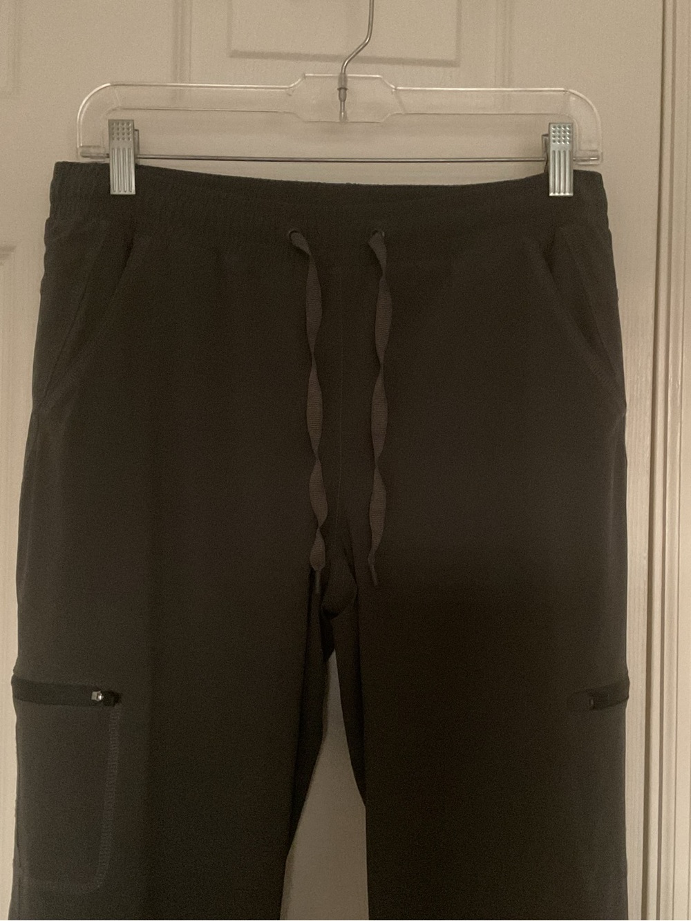 Eddie Bauer Women's Gray Fleece Lined Cargo Zip Pant Gorpcore Outdoor 4